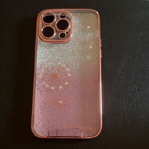 Elegant Pink Glitter Phone Case